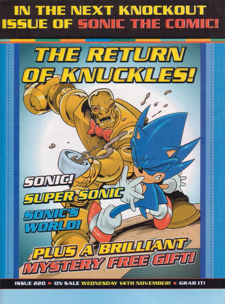 Sonic - The Comic Issue No. 219 Page 1
